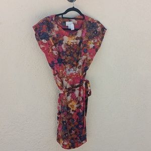 Donna Morgan Vtg silk Dress Size 2